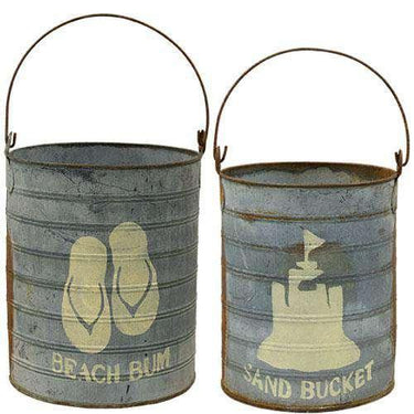 2/Set, Sand Buckets - The Fox Decor